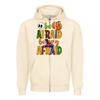 Sandshell be afraid be very afraid Zipper Hoodie - CowGirlArtShop
