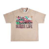 French Oak Nurse Life Truck Urban Heavy Tee - BundleAndBundleShop