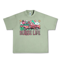Oil Green Nurse Life Truck Urban Heavy Tee - BundleAndBundleShop