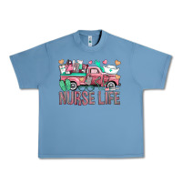 Pebble Blue Nurse Life Truck Urban Heavy Tee - BundleAndBundleShop