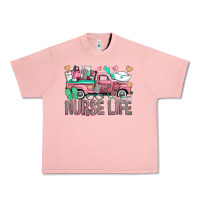 Salmon Nurse Life Truck Urban Heavy Tee - BundleAndBundleShop