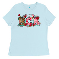 Baby Blue valentines day rca Ladies Tee - NancyCooperArtShop