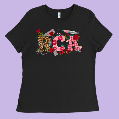 Valentines Day Rca Ladies Tee Designed By Nancycooperartshop
