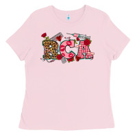 Bubblegum Pink valentines day rca Ladies Tee - NancyCooperArtShop