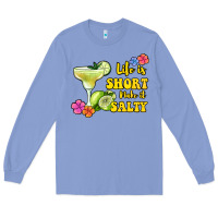 Colony Blue life is short make it salty Long Sleeve Tee - Jasminsmagicworld