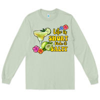 Matcha life is short make it salty Long Sleeve Tee - Jasminsmagicworld
