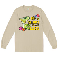 Mushroom life is short make it salty Long Sleeve Tee - Jasminsmagicworld