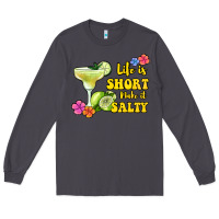Smoke life is short make it salty Long Sleeve Tee - Jasminsmagicworld