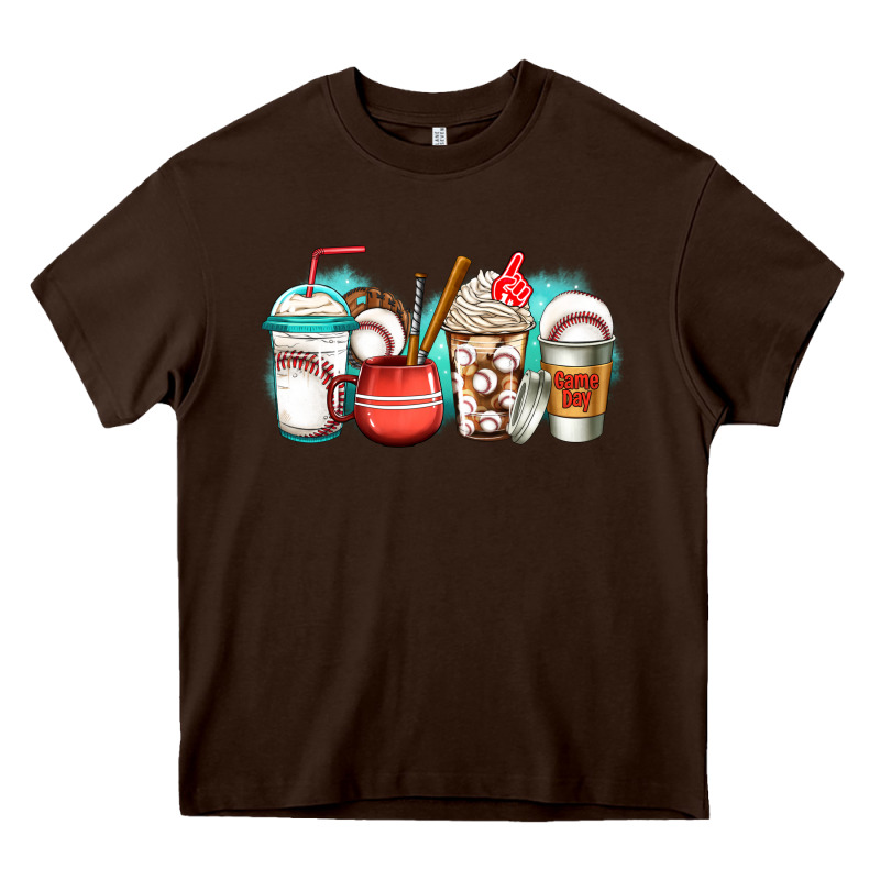 Baseball Coffee Cups Heavy Core Tee by Jasminsmagicworld | Teevron