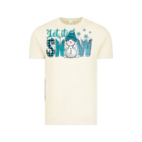Vintage Arctic let it snow with cute snowman bbs Vintage Tee - BundleAndBundleShop