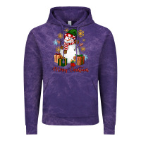 Cloud Purple Snowman Merry Christmas Vintage Hoodie - NancyCooperArtShop