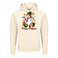 Vintage Artic Snowman Merry Christmas Vintage Hoodie - NancyCooperArtShop