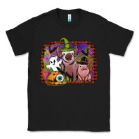 Black halloween pigs Classic Tee - SublimationCraftShop