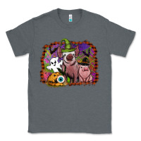 Charcoal Heather halloween pigs Classic Tee - SublimationCraftShop