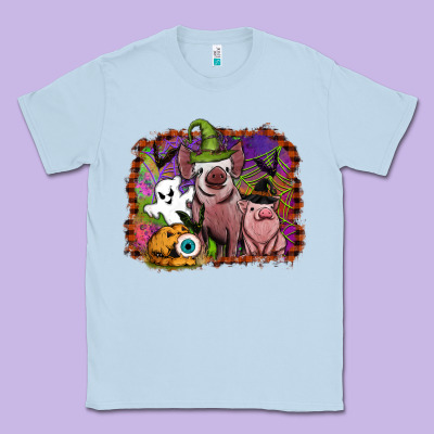 Halloween Pigs Classic Tee Designed By Sublimationcraftshop