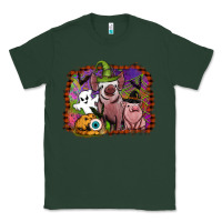Sports Green halloween pigs Classic Tee - SublimationCraftShop