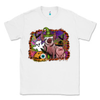 White halloween pigs Classic Tee - SublimationCraftShop