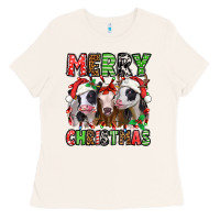 Bone merry christmas heifers Ladies Tee - Jasminsmagicworld