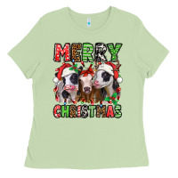 Matcha merry christmas heifers Ladies Tee - Jasminsmagicworld