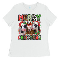 Merry Christmas Heifers Ladies Tee | Teevron