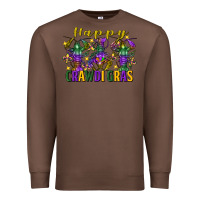 Chestnut Happy crawdi Gras Mardi Gras crawfish Premium Sweatshirt - FaDigitalArtStudio