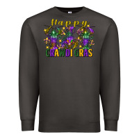 Smoke Happy crawdi Gras Mardi Gras crawfish Premium Sweatshirt - FaDigitalArtStudio