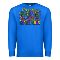 True Royal Happy crawdi Gras Mardi Gras crawfish Premium Sweatshirt - FaDigitalArtStudio
