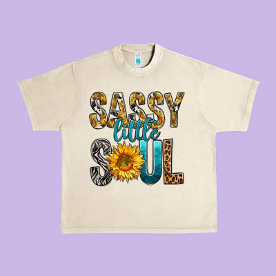 Sassy Little Soul Urban Heavy Tee Designed By Bundleandbundleshop