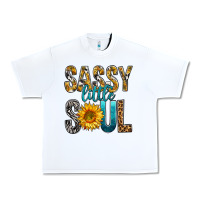 White Sassy Little Soul Urban Heavy Tee - BundleAndBundleShop