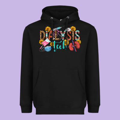 Dialysis Tech Heavyweight Hoodie Designed By Oliviacreatesart