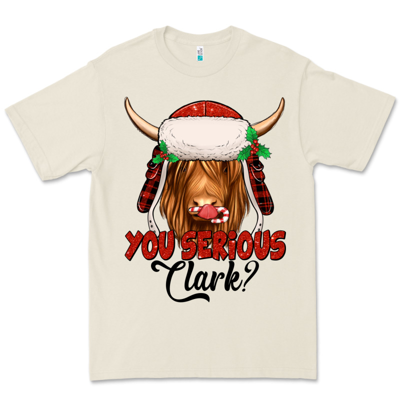 You Serious Clark Highland Cow Premium Tee by Jasminsmagicworld | Teevron