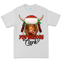 Dove Grey you serious clark highland cow Premium Tee - Jasminsmagicworld