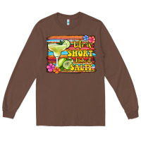 Chestnut life is short make it salty Long Sleeve Tee - Jasminsmagicworld