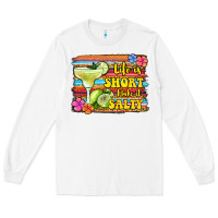 White life is short make it salty Long Sleeve Tee - Jasminsmagicworld