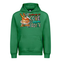 Emerald cooking is love made edible Urban Hoodie - CowhideDigitalArt