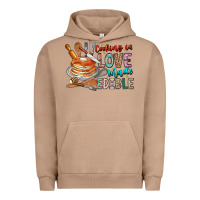 Pigment Burro cooking is love made edible Urban Hoodie - CowhideDigitalArt