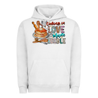 Pigment Lunar Rock cooking is love made edible Urban Hoodie - CowhideDigitalArt