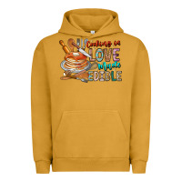 Pigment Peanut Butter cooking is love made edible Urban Hoodie - CowhideDigitalArt