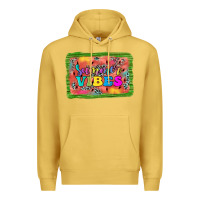 Antique Gold summer vibes watermelon Premium Hoodie - JahusDesignShop