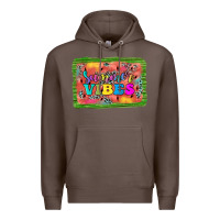 Coffee summer vibes watermelon Premium Hoodie - JahusDesignShop