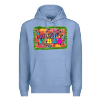 Colony Blue summer vibes watermelon Premium Hoodie - JahusDesignShop