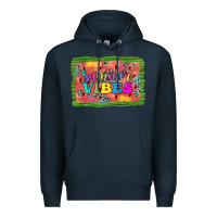 Navy summer vibes watermelon Premium Hoodie - JahusDesignShop