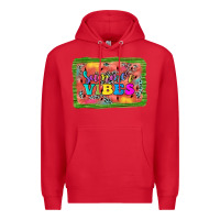 Red summer vibes watermelon Premium Hoodie - JahusDesignShop