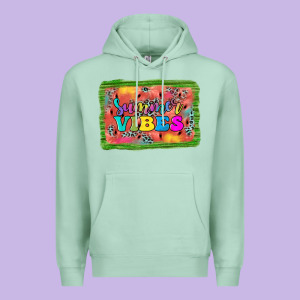 Summer Vibes Watermelon Premium Hoodie Designed By Jahusdesignshop