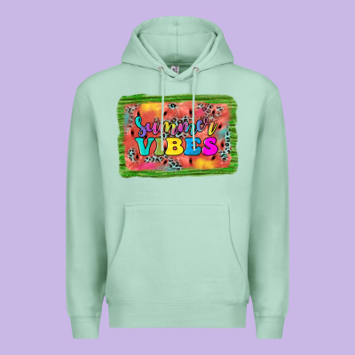 Summer Vibes Watermelon Premium Hoodie Designed By Jahusdesignshop