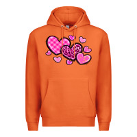 Carrot love hearts Premium Hoodie - OliviaCreatesArt