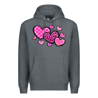Rock love hearts Premium Hoodie - OliviaCreatesArt
