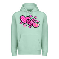 Seafoam love hearts Premium Hoodie - OliviaCreatesArt