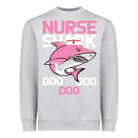 Heather Grey Nurse Shark Doo Doo Doo Heavyweight Sweatshirt - Bettercallsaul