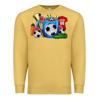 Antique Gold Soccer Coffee Mug Premium Sweatshirt - FaDigitalArtStudio